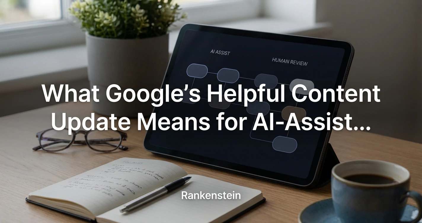 What Google's Helpful Content Update Means for AI-Assisted Writing: Staying Compliant While Scaling